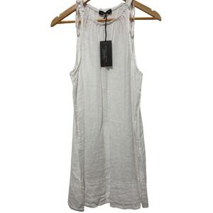 chinese dress ladies Francesca Bettini Women's Cowl Neck Tropical Print Linen Maxi Dress Multi / L main image 0